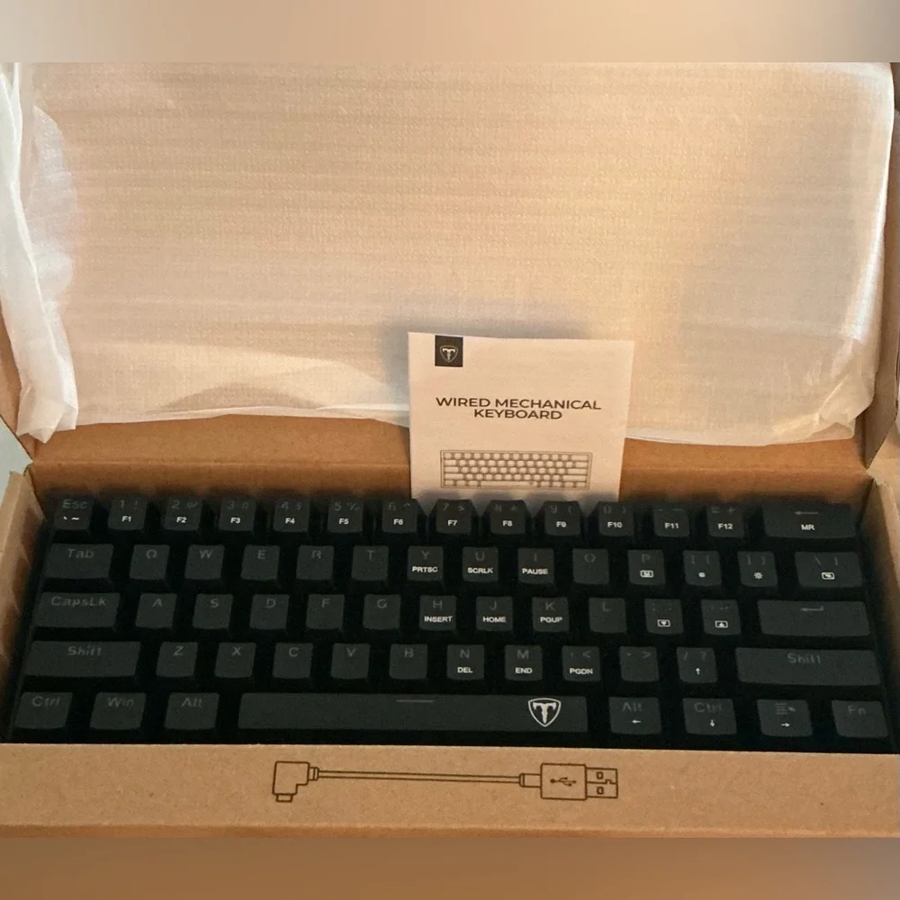 VicTsing PC356ABUS Mechanical Gaming Keyboard, Compatible with Windows, Mac & PC